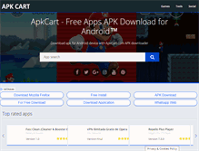 Tablet Screenshot of apkcart.com